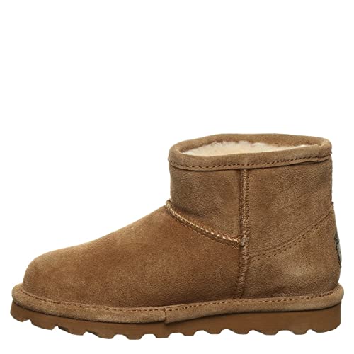 Bearpaw Alyssa Youth Hickory Size 2 | Youth 'S Ankle Boot | Youth 'S Slip On Boot | Comfortable Winter Boot #TOP14