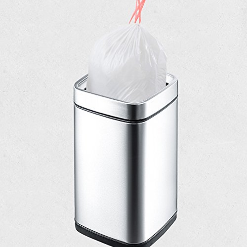 Orino Ultra Strong Garbage Bags 8 Gallon Trash Can Liners for Kitchen and Office Unscented White Drawstring Trash Bags , 60 Count 0.74 mil 22