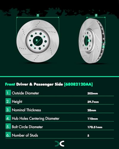 Image of SCITOO Brake Kit 2013-2016 for Dodge for Dart D1623;D1647