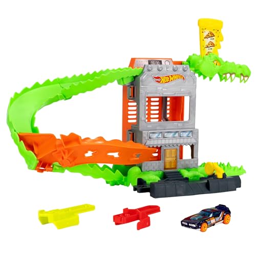 Hot Wheels Attaque du Crocodile jouet voiture miniature 1/63 circuit JHL93