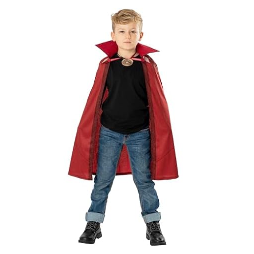 Rubies Capa Doctor Strange para niños y niñas, Capa con detalles impresos y medallón, oficial de Marvel para halloween, carnaval y cumpleaños (3013317-8) | Ya disponible en tu tienda friki favorita! En mundofriki.es!