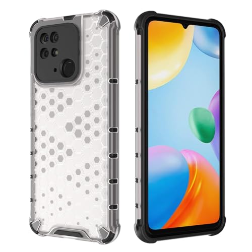 Image of Prime Retail Hard PC Back Case Cover for Redmi Mi 10 Power Anti Slip Ultra Thin Shockproof Reinforced Corners (Transparent)