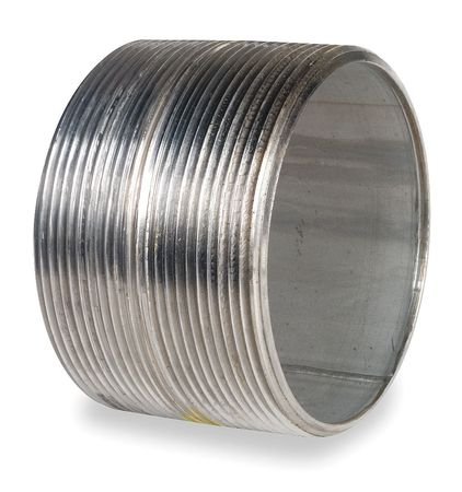 Close Nipple, 3 In, Fully Thrd, 304