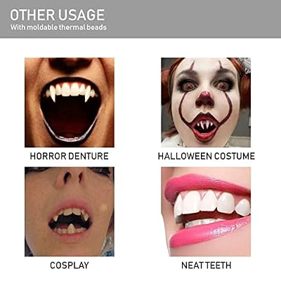 Teeth Repair Kit, Temporary Teeth Replacement Kit, Do it Yourself Thermal Fitting Beads, Moldable False Teeth for Snap On Instant and Confident Smile
