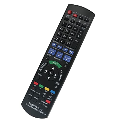 VINABTY Replaced Remote Fit for Panasonic Blu-ray Disc Player HDD Recorder DMR-PWT420 DMR-PWT530 DMR-PWT520 DMR-PWT420 DMR-PWT635 N2QAYB000762 DMR-PWT530 2in1 N2QAYB000763 N2QAYB000780 - Image 4