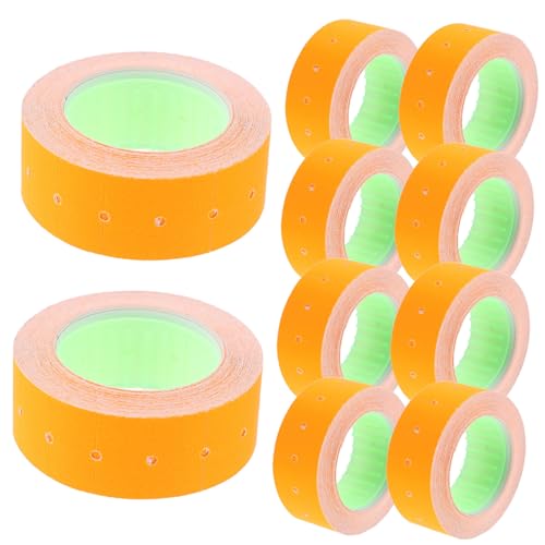 VILLCASE 1 Roll Paper Self-Adhesive Tag Name Labels Cost Label Paper Labels Paper Pricemarker Label Stickers Sign Label Pricing Paper Labels Paper Tags Market Supply Red