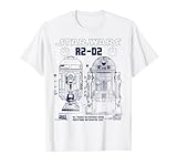 スターウォーズ R2-D2 アストロメック ドロイド ブループリント 回路図Tシャツ Tシャツ