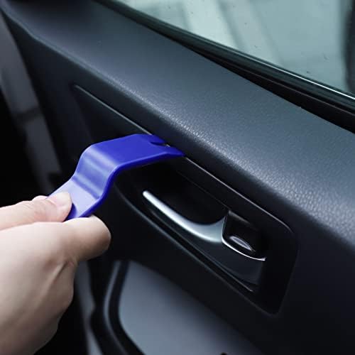 Huiguli 5 Pcs Trim Removal Tools, Efficient Radio Removal Tool, Sturdy Car Tools and Equipment, Car Trim Removal Kit, Plastic Pry Tool, Trim Removal Tool for Car Radio Door Panel Audio Dashboard