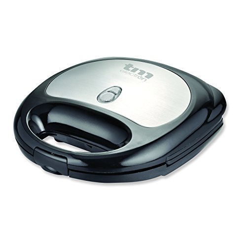 Sandwichera X2 Acero Inox. - Tm Electron En Oferta Tm Electron Tm086 Sandwichera Inox, 600 W, Plástico, Negro