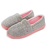 LIGERO Y CÓMODO: Los materiales ambientales hacen que las zapatillas sean livianas y cómodas. Reducirán la carga de sus pies, aliviarán la fatiga de su pie y le darán una sensación de relajación después de que todo el día funcione.