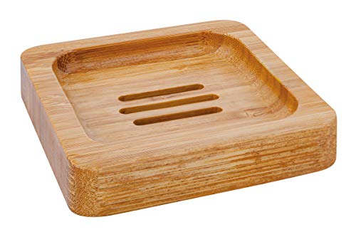 Croll & Denecke Porte-savon décoratif carré en bambou 105 g