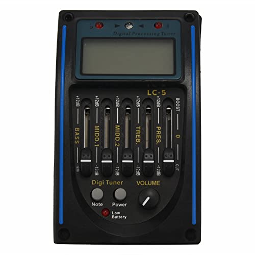 Erpmlyo 5 Eq Equalizer, Acoustic Guitar Preamplifier With Lcd And Volume Control Lc-5 #TOP7