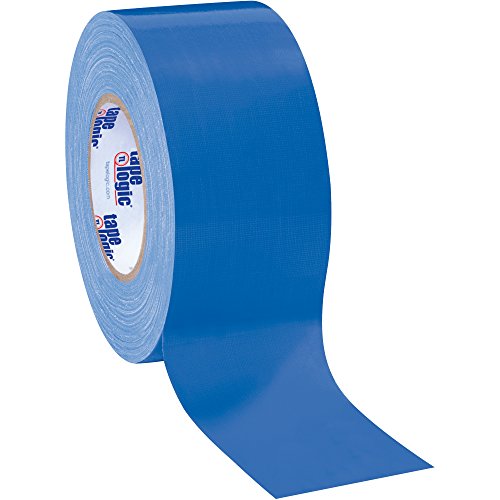 Image of Aviditi (16 Rolls) Tape Logic 3 Inch x 60 Yards Multipurpose Duct Tape, Blue, 10.0 Mil Thick - for Temporary Repairs, Labeling, Patching, Marking and Social Distancing