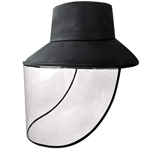 Eight Horses-J Protective Fisherman hat,Removable Isolation mask,Anti-Fog Big Brim/Sun hat