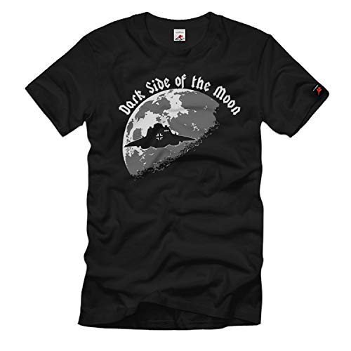 T-shirt Haunebu fusée noir 5XL ample pour homme grand