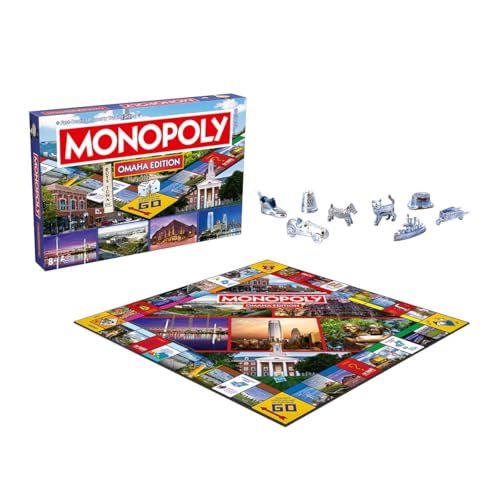 Monopoly Omaha NE Edition 2-6 jugadores juego de mesa miniatura 2