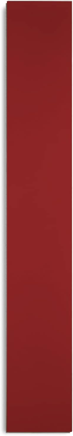 Lucida Surfaces Luxury Vinyl Flooring Tiles | Interlocking Flooring for DIY Installation | Sample Solid Color-Look Plank | Sangria | MonoCore | 5.2" x 12"