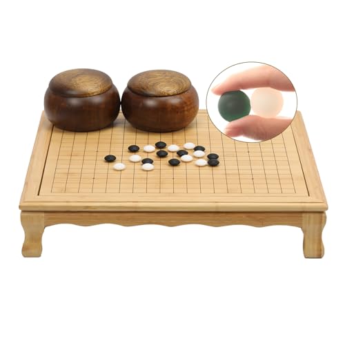 Jeu de Go en bois de Bodhi VPH, le cadeau d'exception avec coffret de pierres Yunzi
