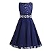 NP Fille de Fleurs Paillettes Robes de Fille Sashes Flower Bow Première Communion