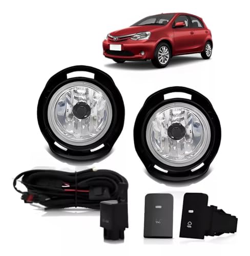 Kit Farol De Milha Compatível com Etios 2012 2013 2014 2015 2016 2017 2018