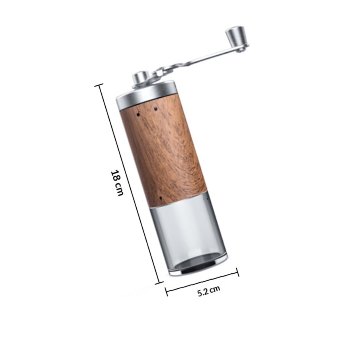 Molinillo de Café Manual de Madera Muelas Cerámicas Obsequio Elegante para Entusiastas del Café
