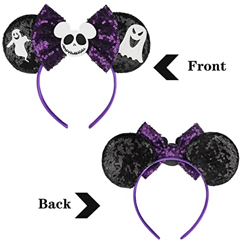 Image of FANYITY Mouse Ears, Sequin Mouse Ears Headband for Boys Girls Women (YL)