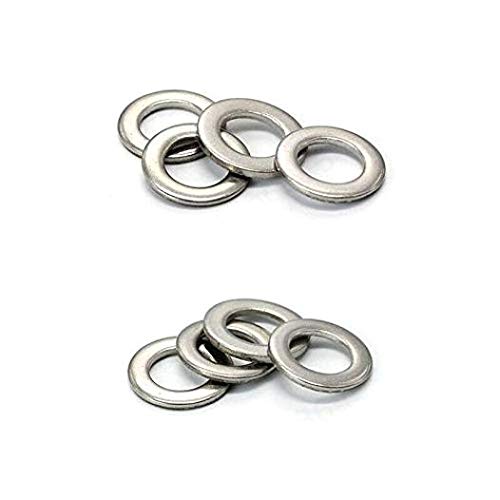 iMiMi Flat Washers 5PCS, Penny Washers Form C O Ring Fender Washer Stainless Steel for DIY Repairing -M14*24mm*2.5mm