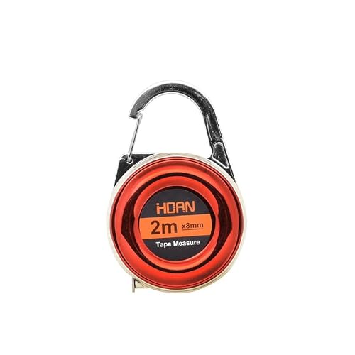 Mini Keychain Tape Measure 2m Steel Tape Measure Delicate Small Steel Ruler Multipurpose Steel Tape Measure Gift Ruler (Red)
