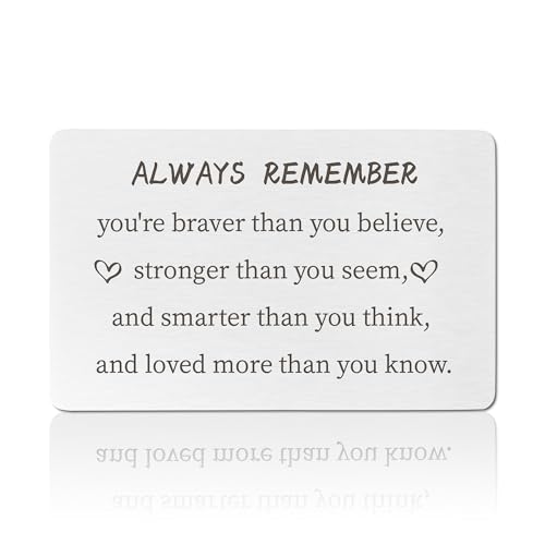 Motivational Gifts, Motivational Stocking Stuffers, Inspirational Gifts for Women Wallet Card, Encouragement Gift for Women, Encouragement Inspirational Gift for Woman Friends