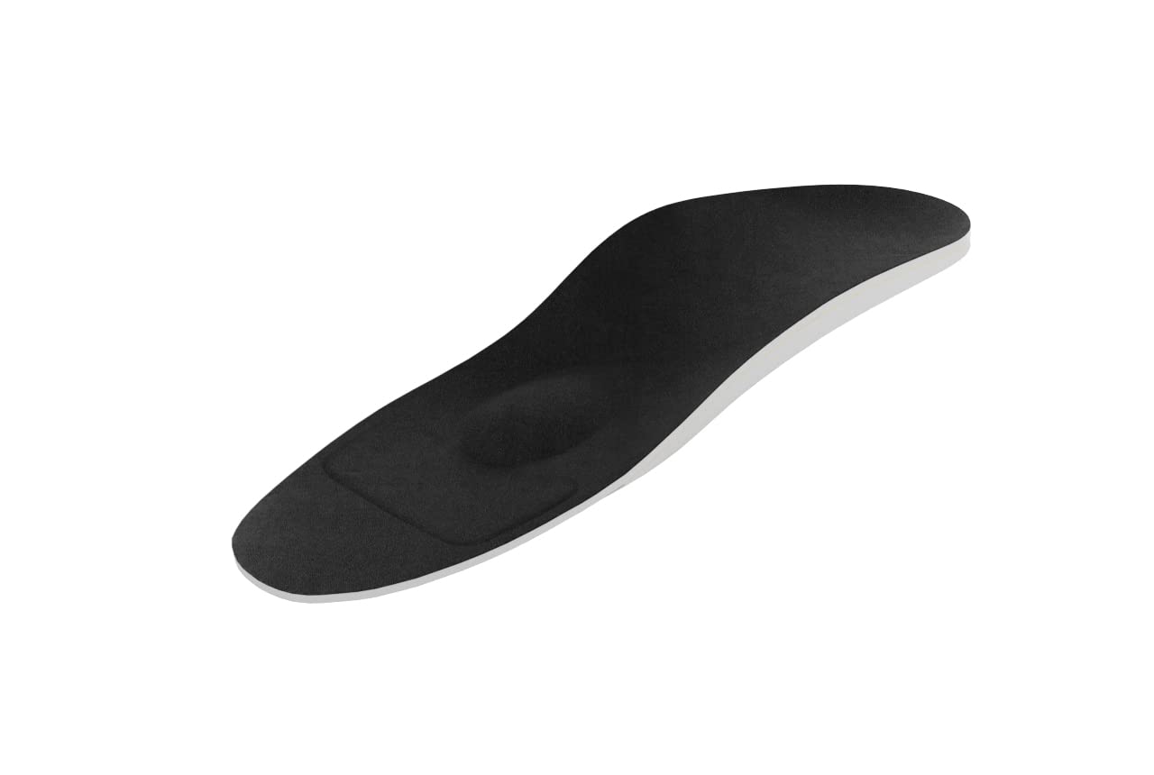 KINGMED Plantillas Ortopédicas para Alivio del Antepié con Soporte del Arco Metatarsal y Cubierta de Tela Negra a Cuadros 1 Par x 2 Piezas 40