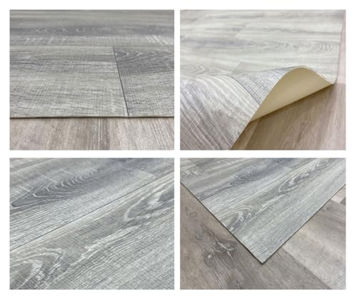 Tapis vinyle antidérapant cuisine et salon lavable effet parquet - 4