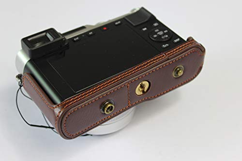 Zakao Kameratasche, für Leica D-Lux 7, mit Schultergurt und Mini-Tasche (Kaffeebraun) – Bild 8