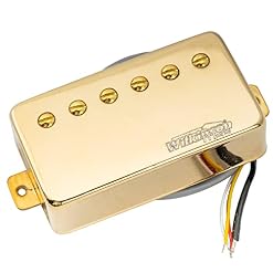 Wilkinson Tonalité Vintage Alnico 5 PAF Style Micro Humbucker Manche Pickup pour Guitare électrique Les Paul Style, Doré - Les Beatles, Paul McCartney, John Lennon, RIngo Starr, George Harrison