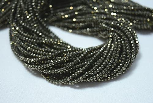 Perles de pyrite naturelles 2 mm pour créer vos propres bijoux bohèmes