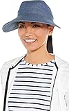Coolibar - Cappello da Pescatore, Protezione dai Raggi UV, Donna, Cappello da Pescatore, 02355-4063/S-M, Blu Vintage, S/M/58CM