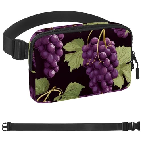 Sac banane pour voyage et randonnée avec sangle ajustable grand modèle multicolore