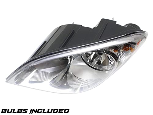 Optix Compatible With Freightliner Cascadia Headlight - Driver Passenger Side Pair - Dot Sae Compliant - Direct Oem Replacement Lamp Housing For 2008-2017 Cascadia - Bulbs Not Included #TOP6