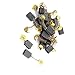 Aexit 20 Pcs Electric Motors 16mm x 13mm x 7mm Carbon Brushes Black for Electric Fan Motors Drill Motor