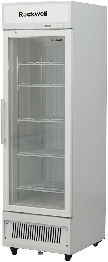 ROCKWELL 379L Single Glass Door Visi Freezer VF500C