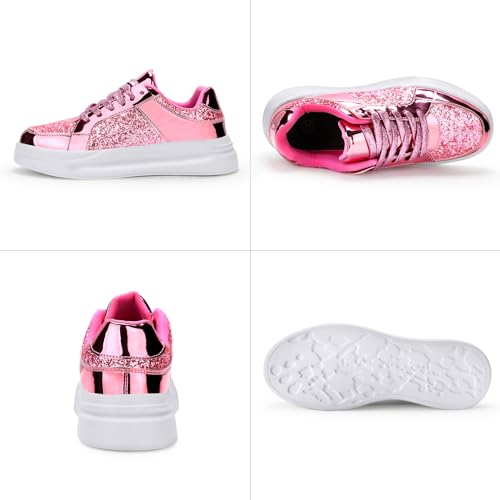 Glitter Sneakers for Women - Sparkly Bling Sequin Sneakers for Wedding, Party & Casual Wear4
