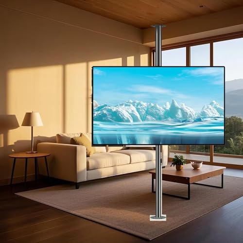 Support de sol pivotant à 360° pour téléviseur LCD : la solution pour éviter les reflets de lumière - 2