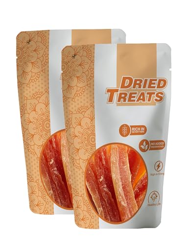 Image of Dried Treats Dried Fruits Nuts And Seeds (Dried Papaya, 500G (2X250Gm))