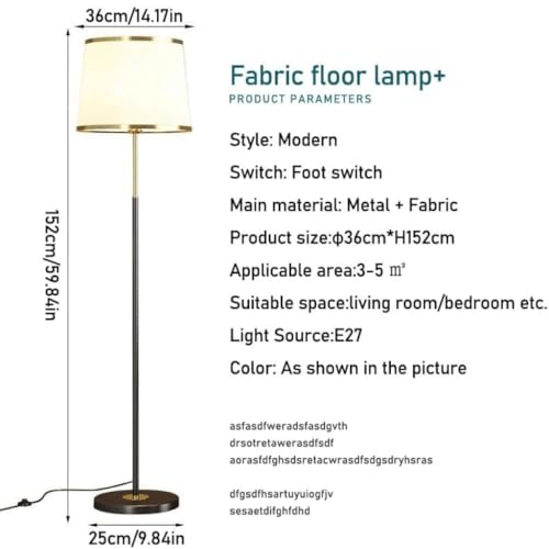 Lámpara de pie moderna minimalista con luz LED para sala de estar y dormitorio 3