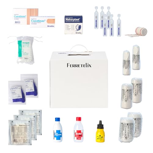 FERRETELIX® Kit de Reposición para Botiquín de Primeros Auxilios – Productos Homologados CE – Fabricado en España - imagen 2