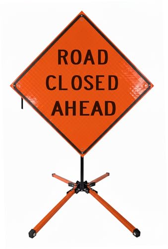 Road Closed Ahead Non-Reflective