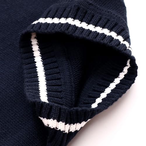 Boys Cute Sweater Vest Kids V Neck Sleeveless Knitted Preppy Sweaters Warm Tank Tops Teen Girls Casual School Uniform Clothes3