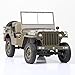 RocHobby 1/6 1941 MB Scaler RC Car, 4x4 Hobby Grade RC Car Mini RC Rock Crawler Military, 2.4Ghz RC Truck with 550 Brushed Motor, LED Lights for Adults Without Battery and Charger