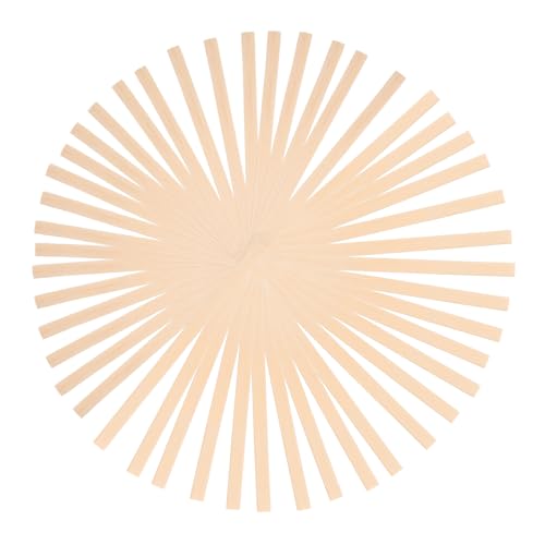 Uonlytech 50pcs DIY Wood Crafting Sticks Natural Blank Sticks for Architectural Models Creative Projects and Photo Props Safe Sustainable Material