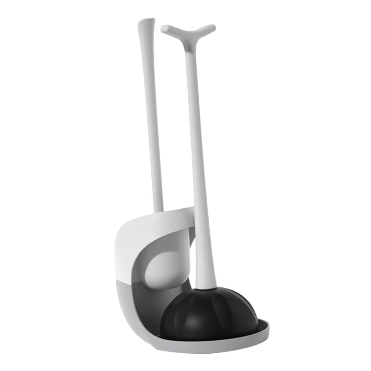 Ensemble plongeur brosse de toilette souple pour salle de bain moderne