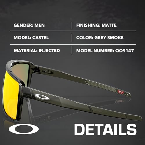 Oakley OO9129 CABLES – Polarized/Non-Polarized - Rectangle Shape Sunglasses with Official Eyewear Kit Bundle2
